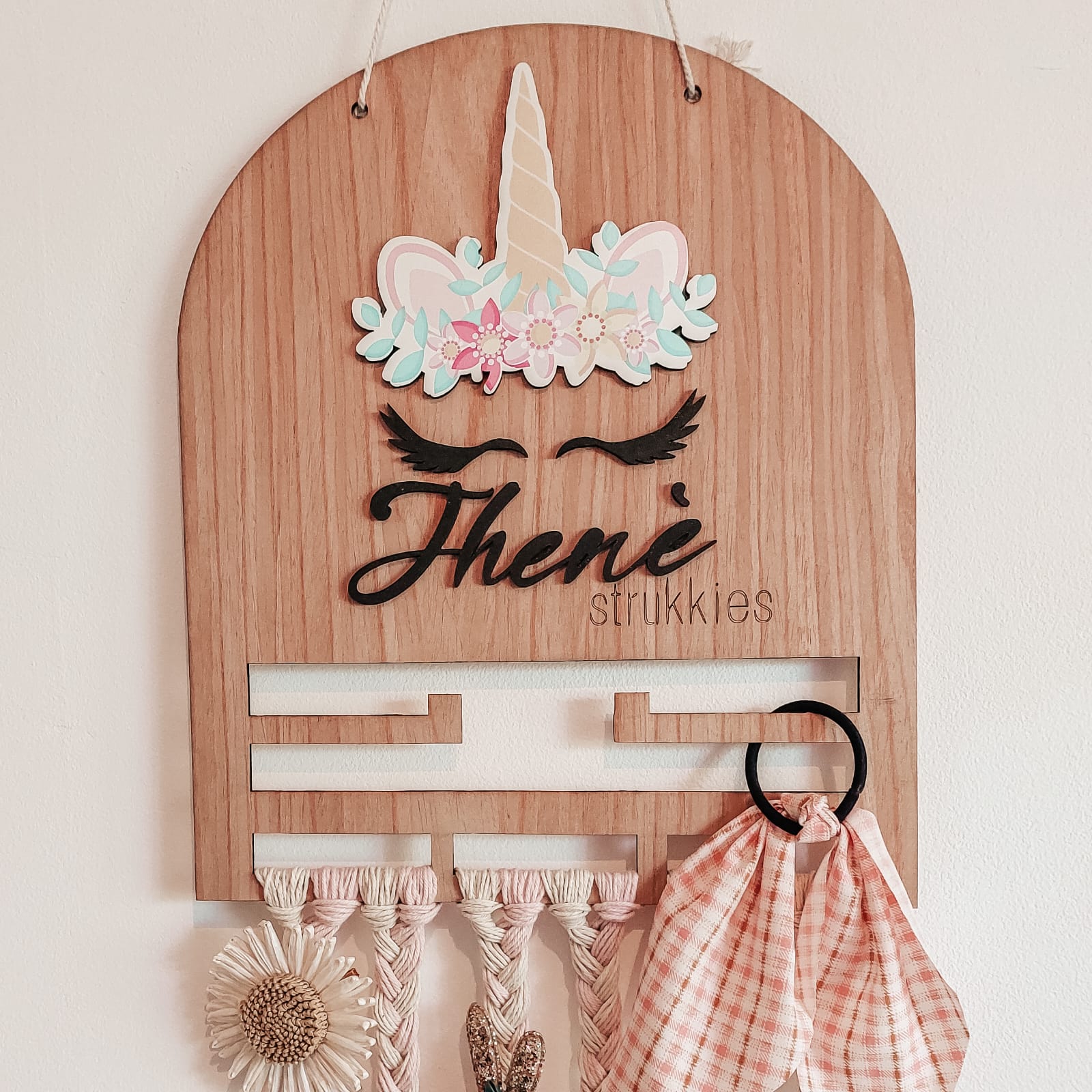 Wooden Hair Bow Holder