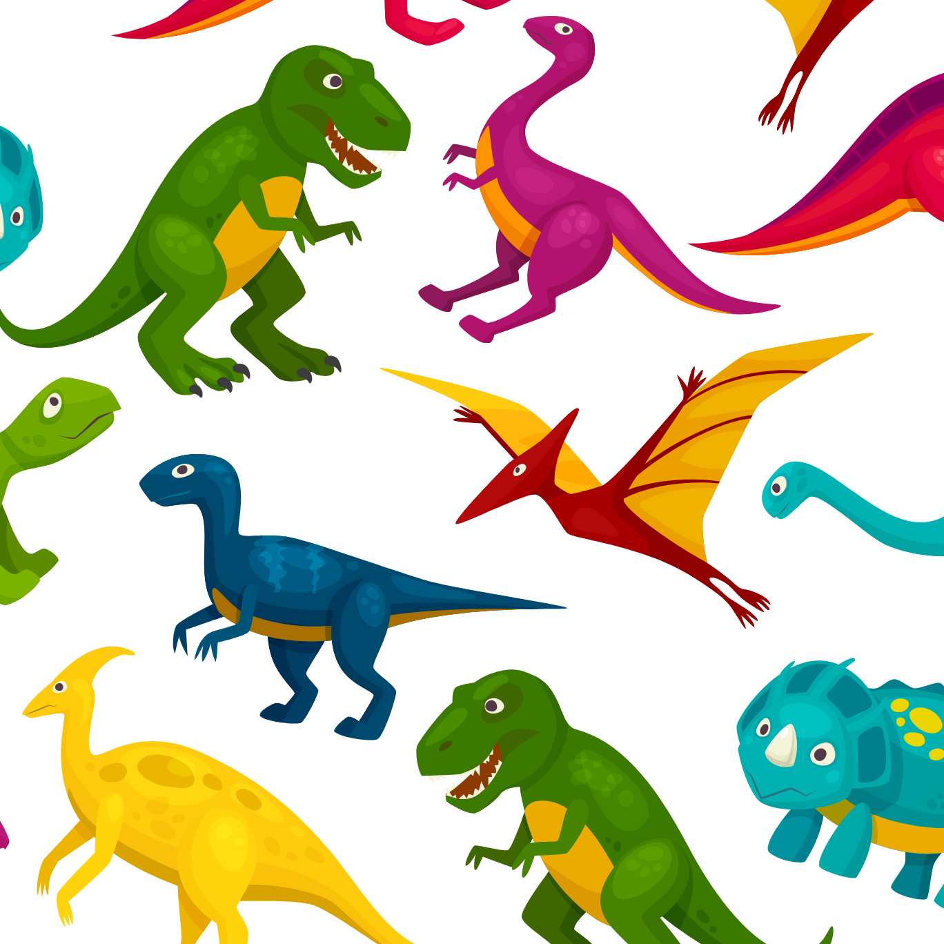 Large Piggy Bank - Dinosaur Graphics