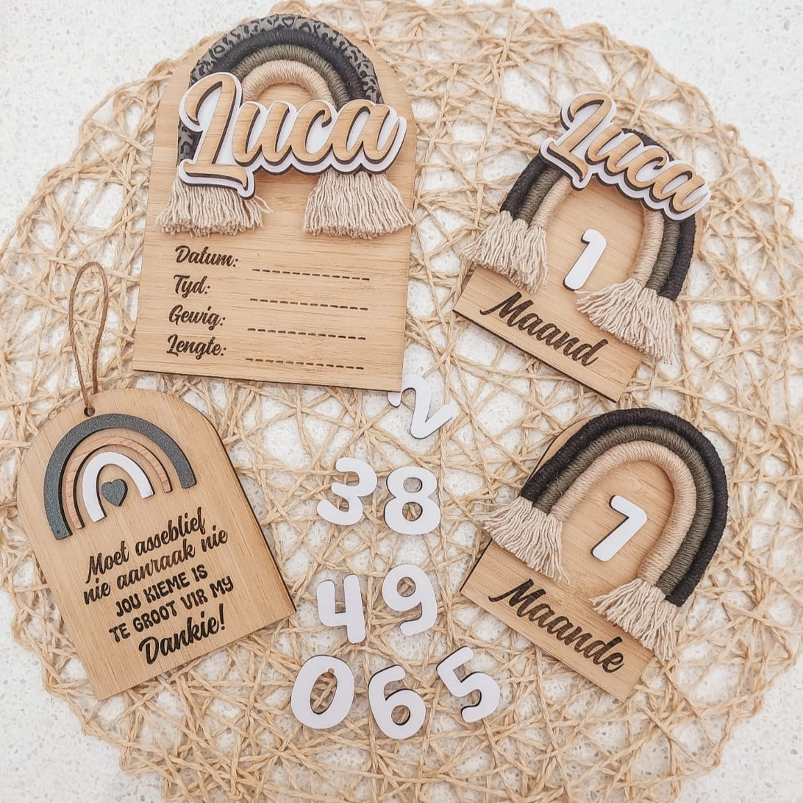 Milestone Gift Set - Macramé Safari