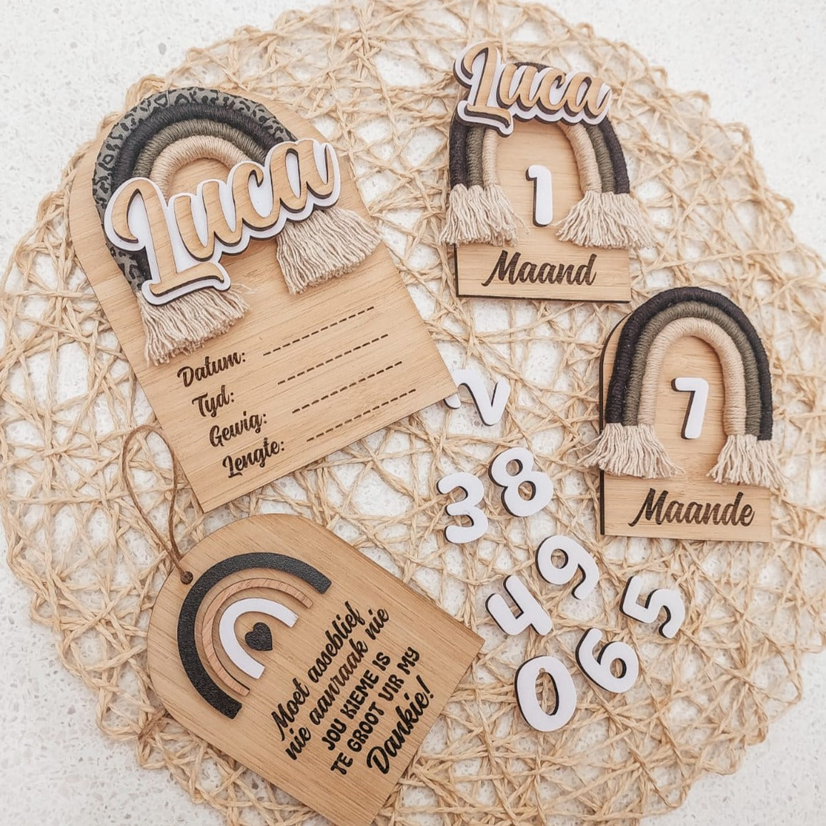 Milestone Gift Set - Macramé Safari