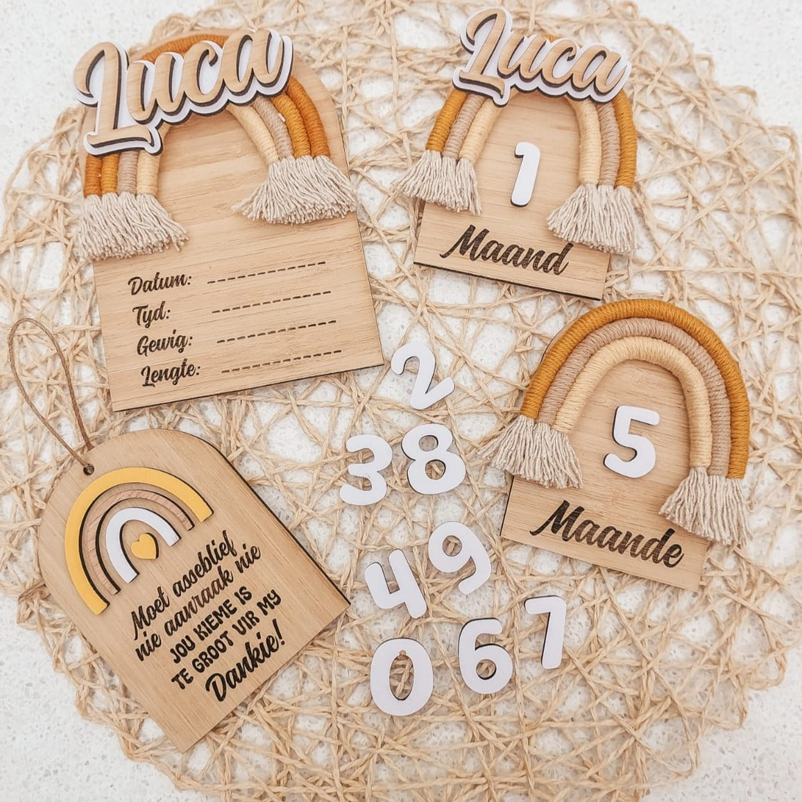 Milestone Gift Set - Macramé Sandy Dune