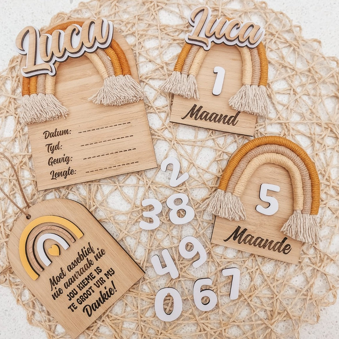 Milestone Gift Set - Macramé Sandy Dune