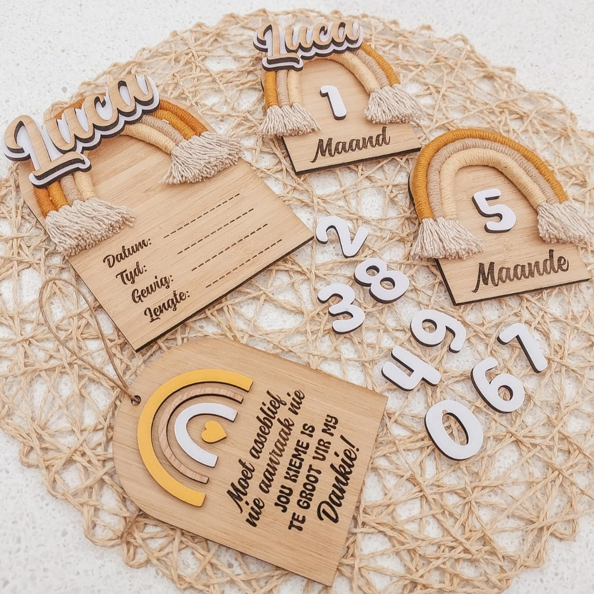 Milestone Gift Set - Macramé Sandy Dune