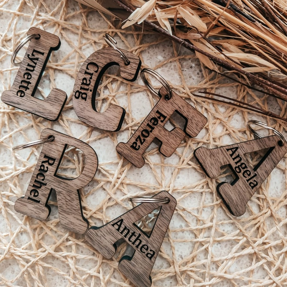 Key Rings - Initial and Name