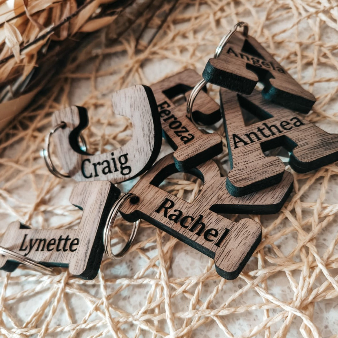 Key Rings - Initial and Name