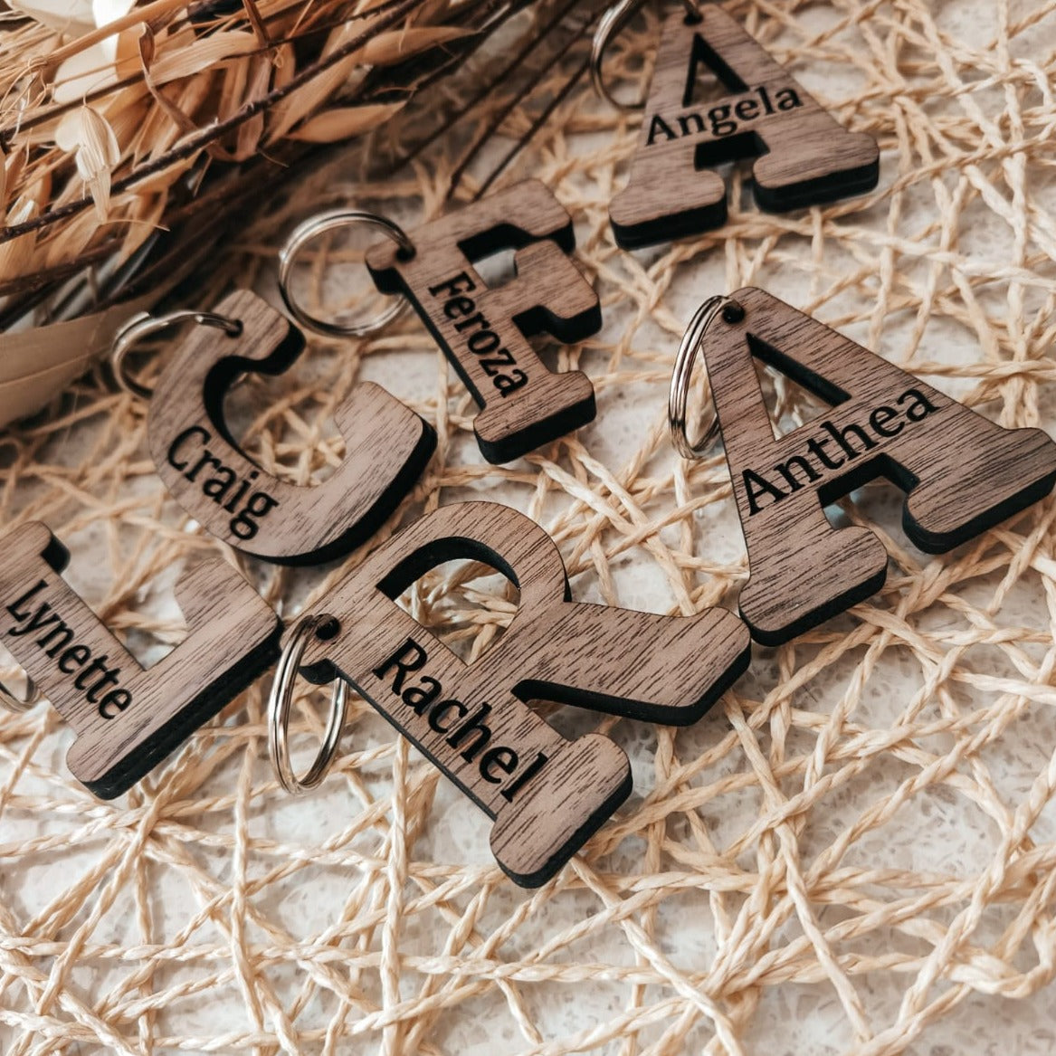 Key Rings - Initial and Name