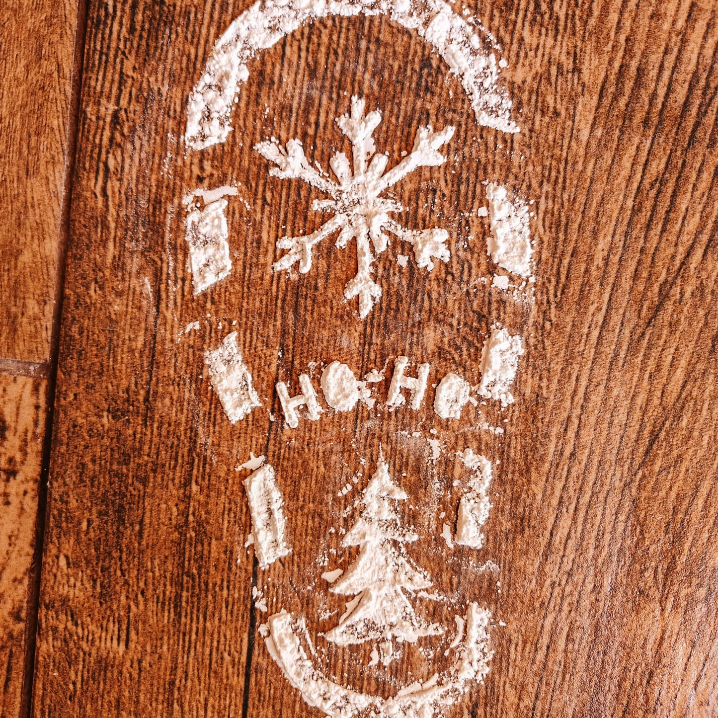 Christmas "Santa" Boot Print Template