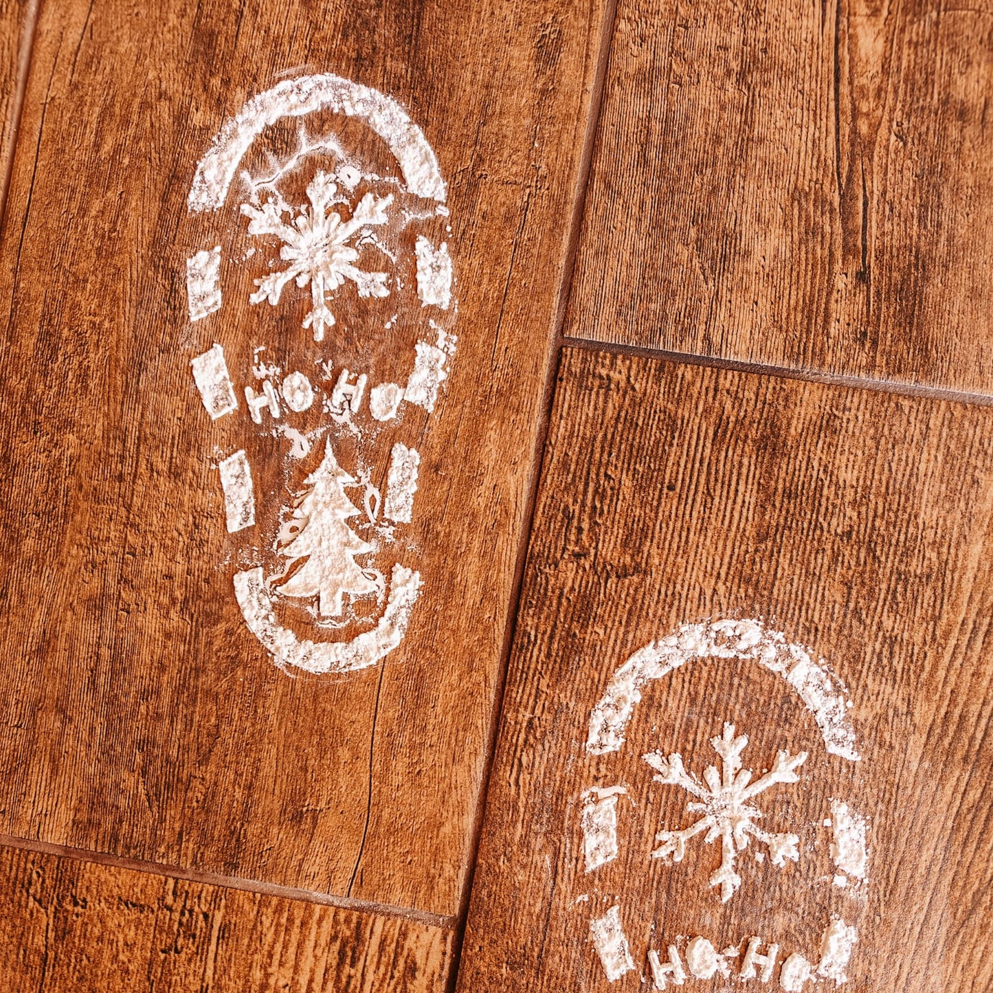 Christmas "Santa" Boot Print Template