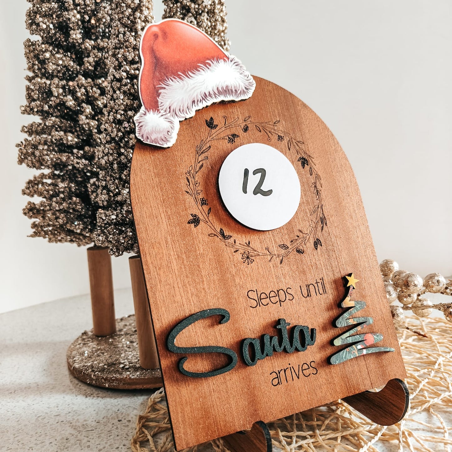 Christmas Countdown Plaque