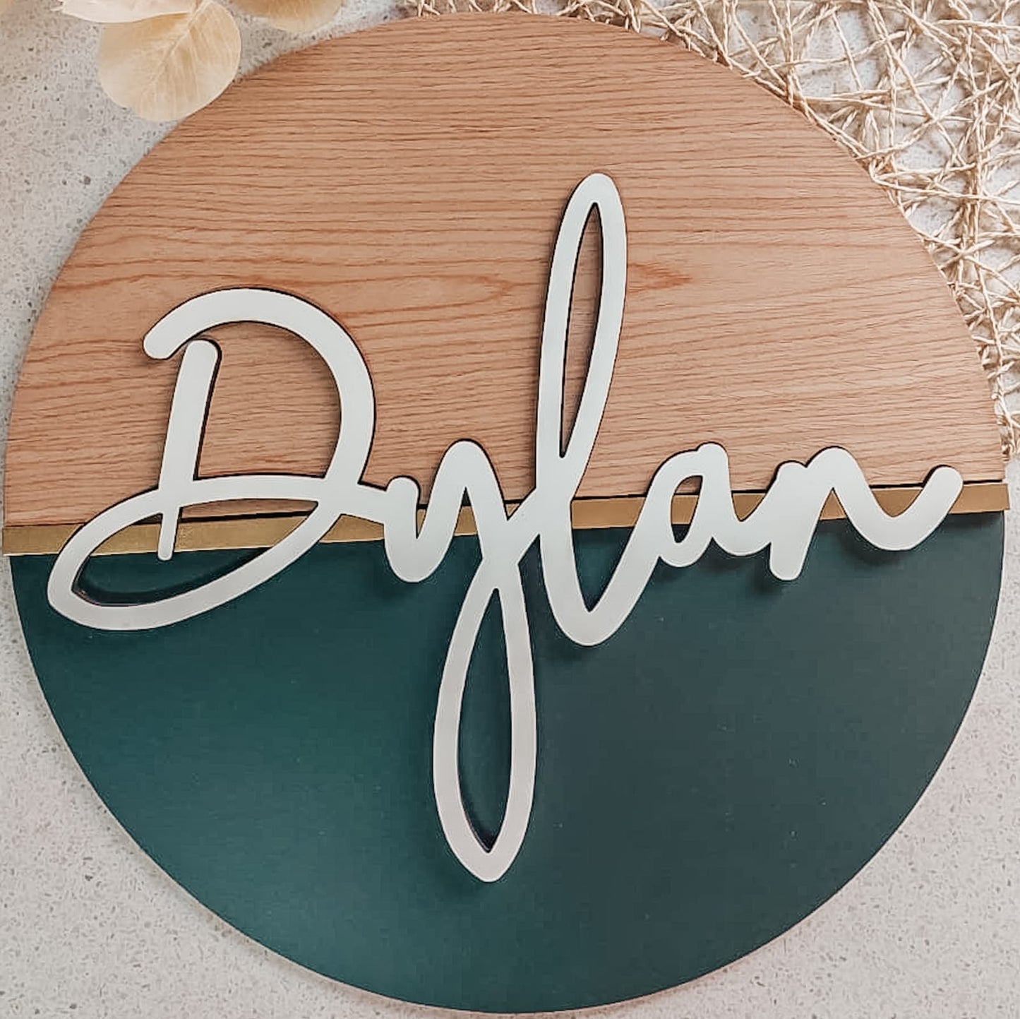 Elegant Duo Name Plaque