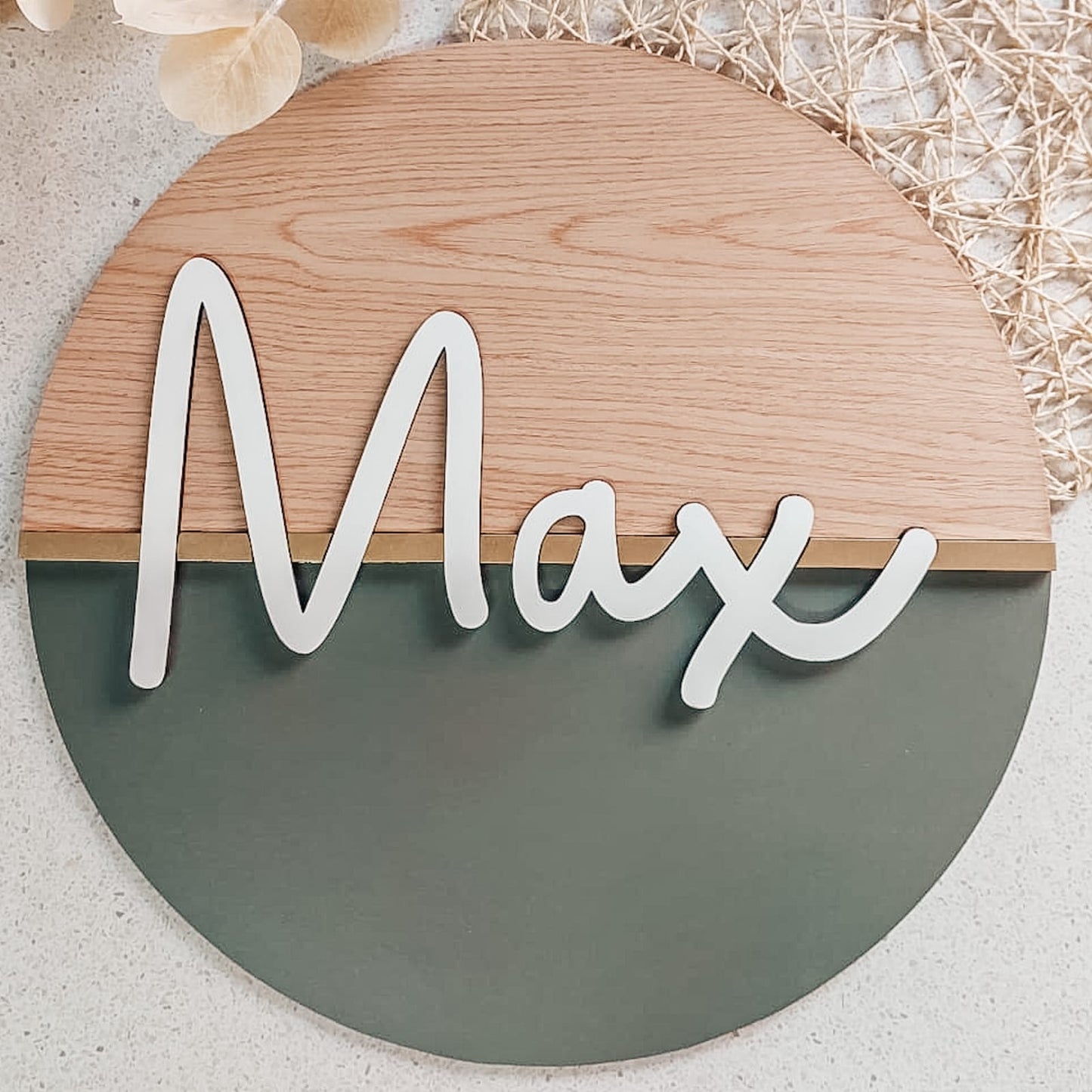 Elegant Duo Name Plaque