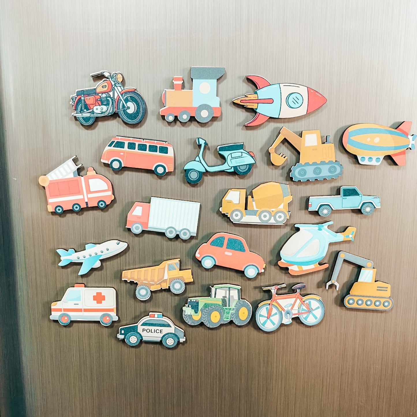 Transport Fridge Magnets