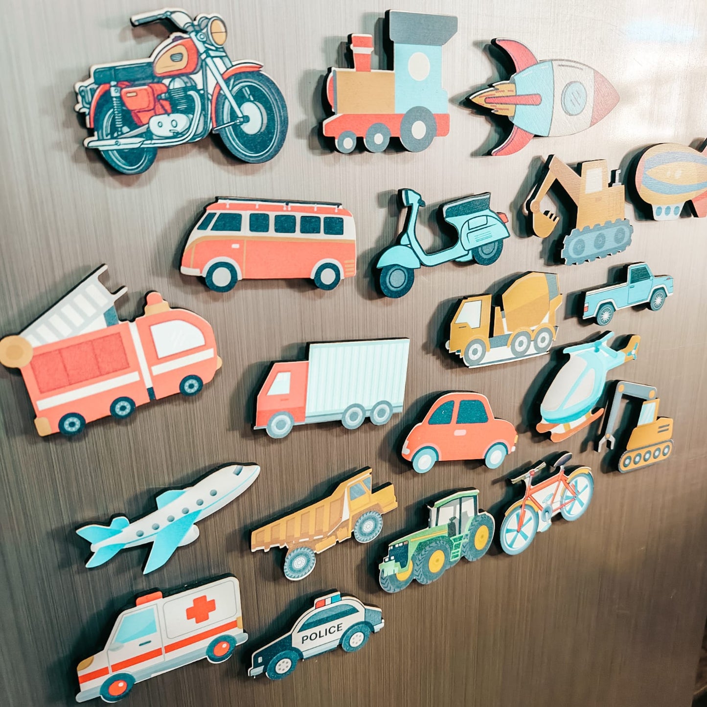 Transport Fridge Magnets