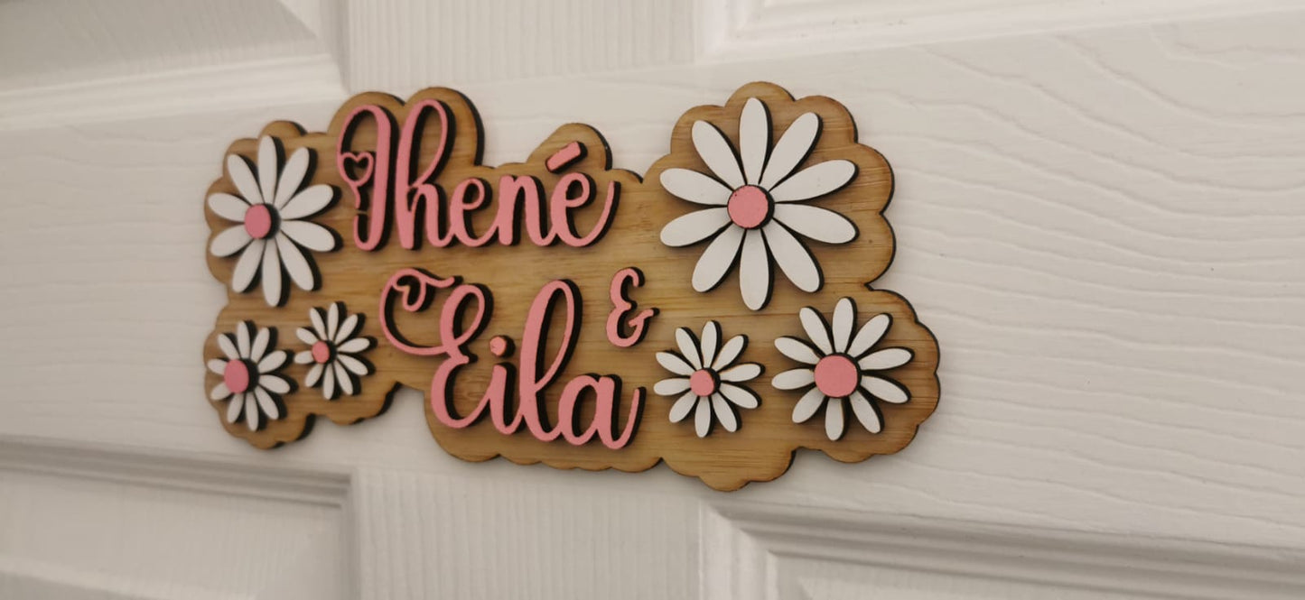 Door Name Signs - Daisy