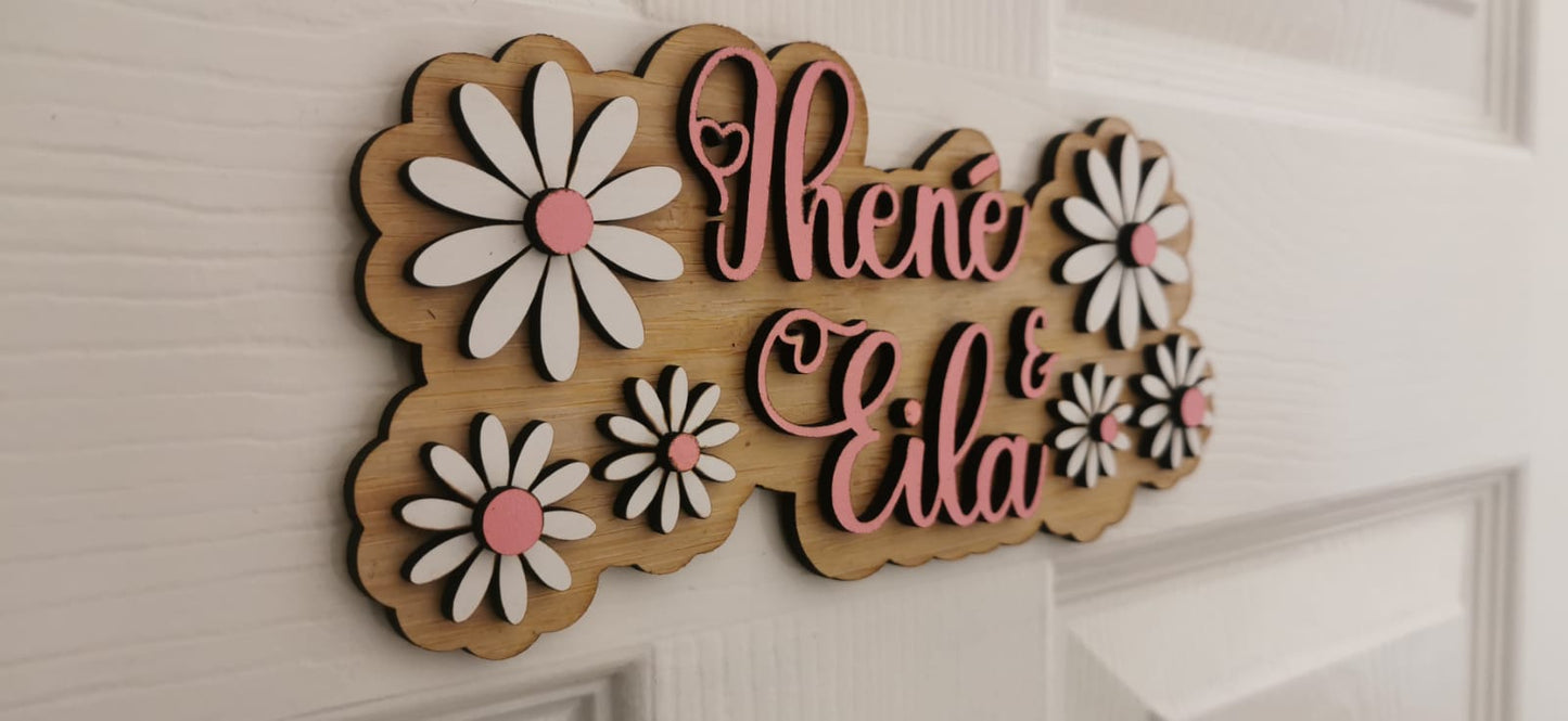 Door Name Signs - Daisy