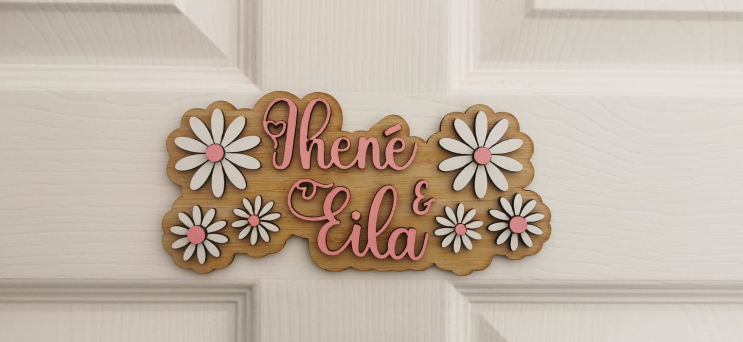 Door Name Signs - Daisy