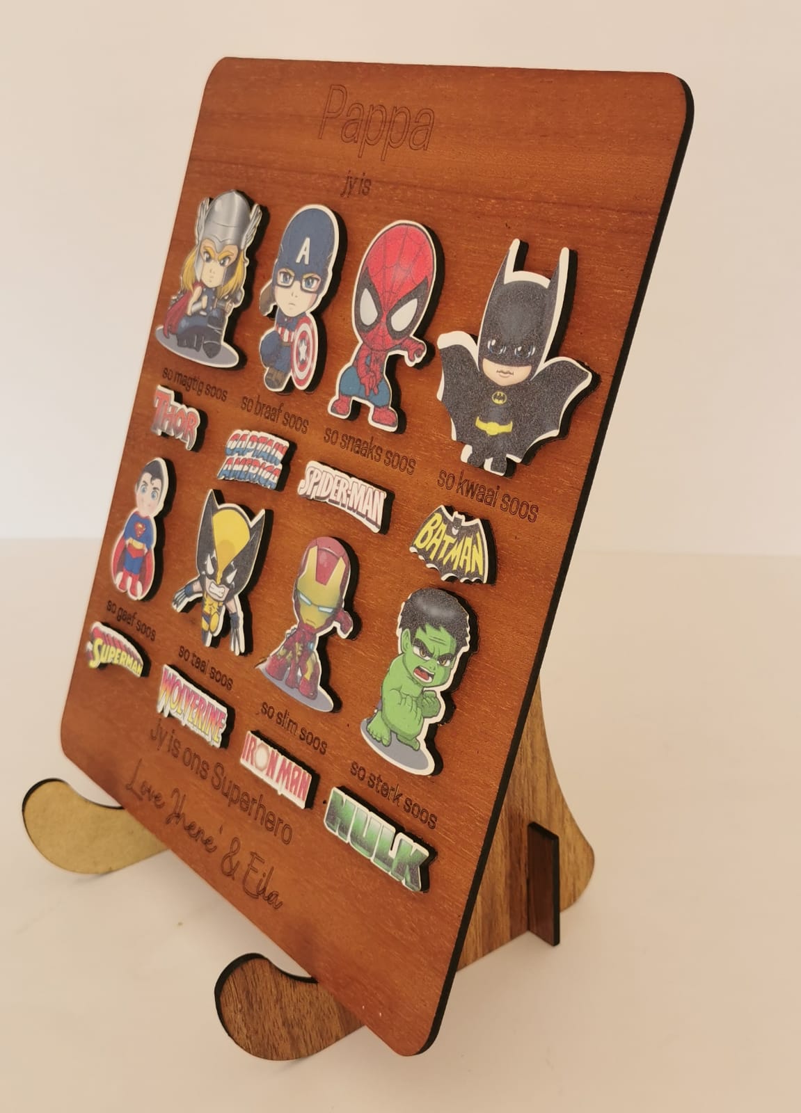 Super Hero Dad Plaque