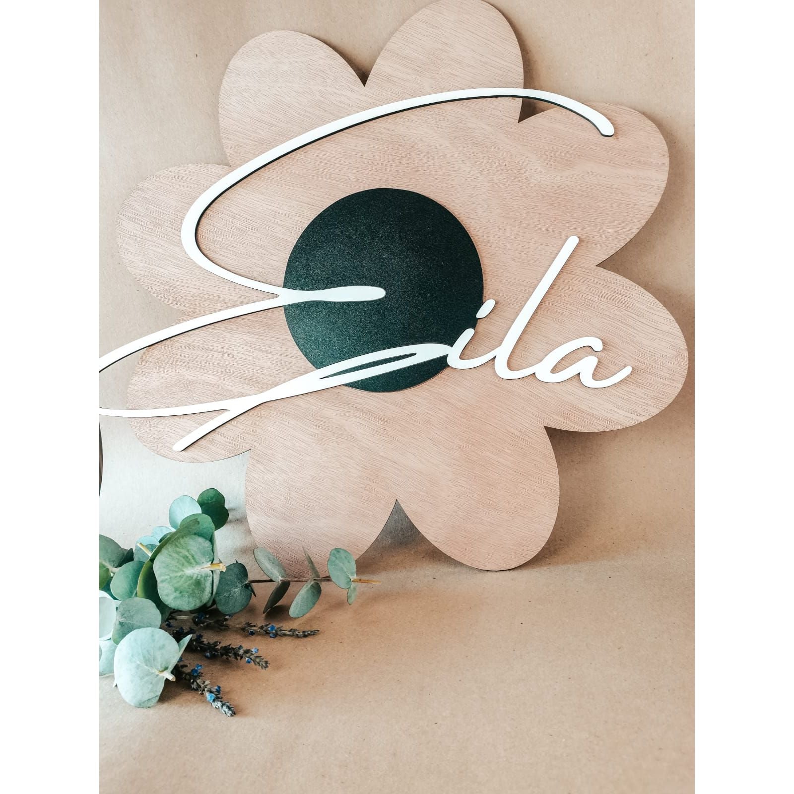 3D Flower Name Sign - Jizania