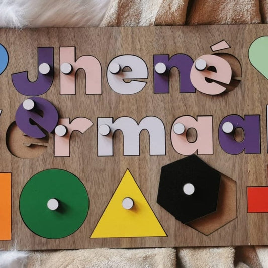 Wooden Name Puzzle  - Jizania