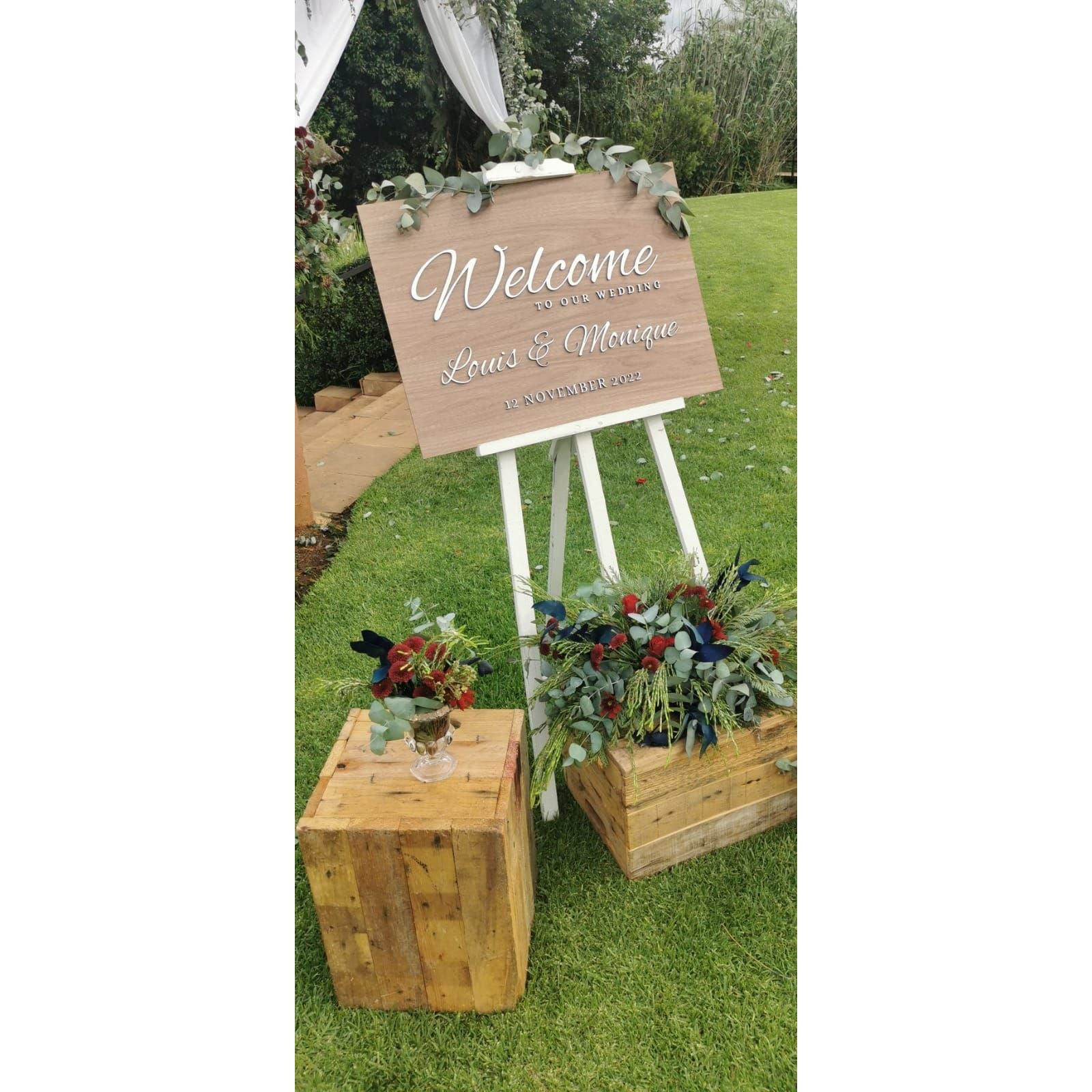 Welcome Wedding Board - Jizania